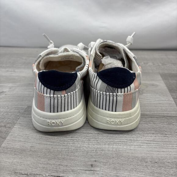 Roxy  Surf  Cannon  Women’s Nautical Stripe Sneakers, Sz 8 - Picture 4 of 15